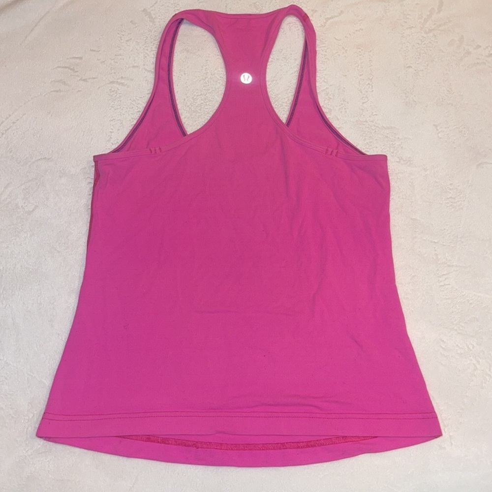 Lululemon Hot pink Racerback Sports Tank - Picture 3 of 5